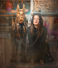 Beautiful girl  in Fine Art Style 