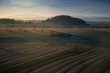 Sunster over the Spisz and Podhale region