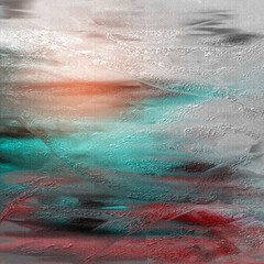 Abstract metallic pastel