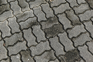Patterned paving blocks, cement brick floor