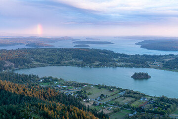 Amazing View from the Top to Mount Erie