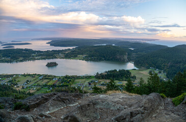 Amazing View from the Top to Mount Erie