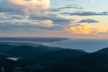 Amazing View from the Top to Mount Erie