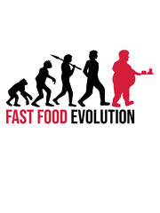 Obraz premium Evolution Fast Food 