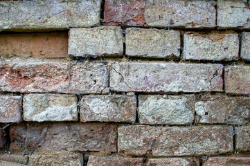 textura of the old wall, brick wall