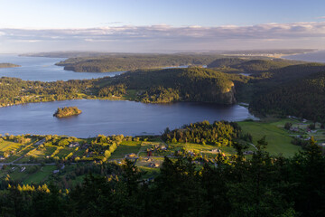 Amazing View from the Top to Mount Erie