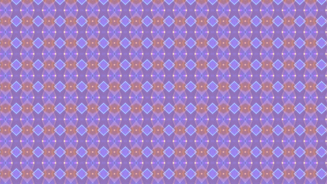 Background with a hypnotic, psychedelic and stroboscopic effect. Animation. Abstract kaleidoscope background with different rotating dynamic shapes.