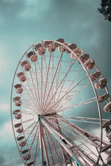 ferries wheel against blue sky