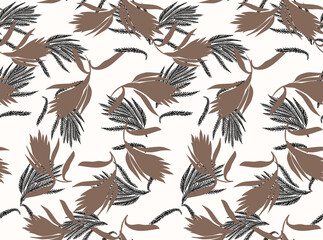 Obraz premium Seamless flowers pattern, floral print.