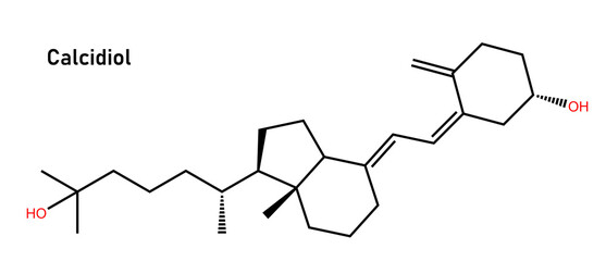 Calcifediol, also known as calcidiol, 25-hydroxycholecalciferol, or 25-hydroxyvitamin D₃, is a form of vitamin D produced in the liver 