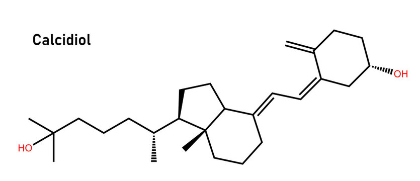 Calcifediol, also known as calcidiol, 25-hydroxycholecalciferol, or 25-hydroxyvitamin D₃, is a form of vitamin D produced in the liver 