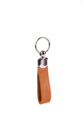 leather Key Strap isolated on white