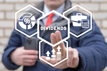 Concept of dividends. Dividend growth or increase dividend. A dividend is a payment made by a...