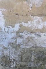 wall of concrete rough large gray blocks