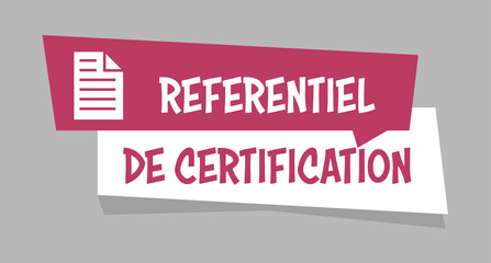 Logo référentiel de certification.