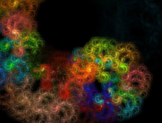 Imaginatory fractal abstract background Image