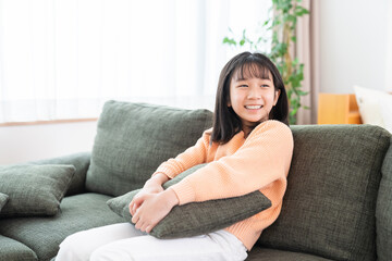 Obraz premium 笑顔の女の子