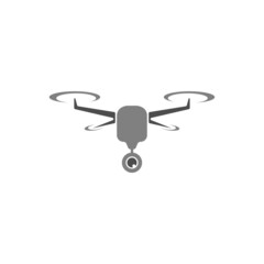 Drone icon logo design illustration vector