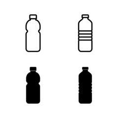 Bottle icons vector. bottle sign and symbol