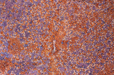 Panoramic grunge rusty metal texture, rust and oxidation metal background. Old metal iron panel. High quality photo