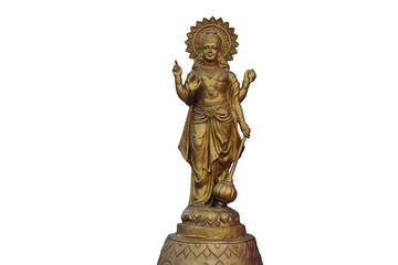 god vishnu image in white background picture