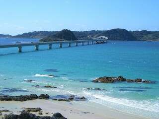 角島大橋ときれいな海