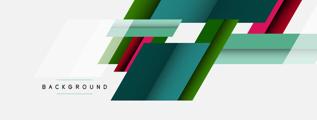 Background. Geometric diagonal square shapes and lines abstract composition. Vector illustration for wallpaper banner background or landing page