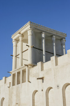 A Wind Tower in Sharjah's Heritage Area