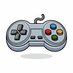 cute cartoon joystick. for mascot or icon