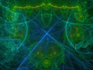 Imaginatory fractal abstract background Image