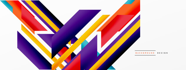 Dynamic lines background. Wallpaper for concept of AI technology, blockchain, communication, 5G, science, business and technology