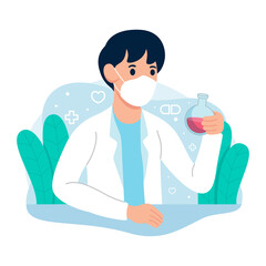 Health doctor concept illustration