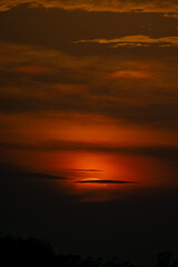 Fototapeta premium sunset in the sky