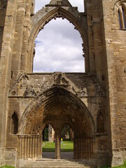 Fototapeta na wymiar Ruinen der schottischen Elgin Cathedral
