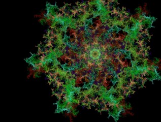 Imaginatory fractal abstract background Image