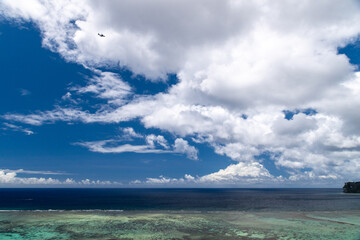 グアムの水平線