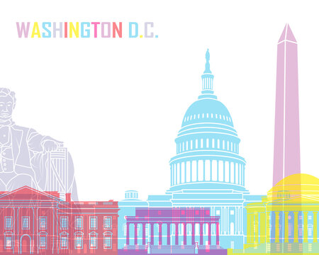 Washington DC skyline pop