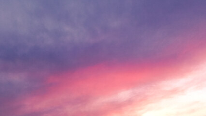 Fototapeta na wymiar Clouds in the sunset sky.