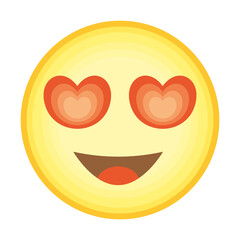 emoji with heart eyes