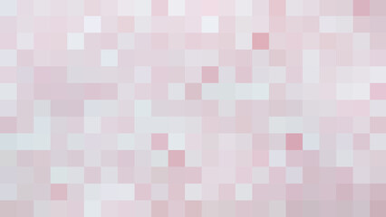 Abstract pattern, color combination, pixel effect. Squares in light pink violet grey colors, variety of shades and nuances. Fresh modern background, fashion trend in color combination