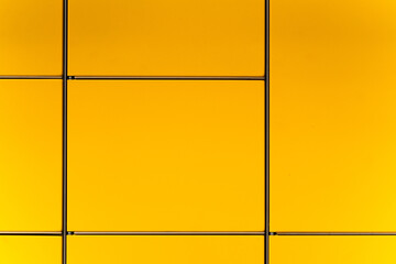 żółte skrzynki inpost kwadraty i prostokąty - obrazy, fototapety, plakaty