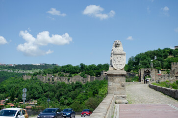 Obraz premium View of Veliko Tarnovo, a city in north central Bulgaria
