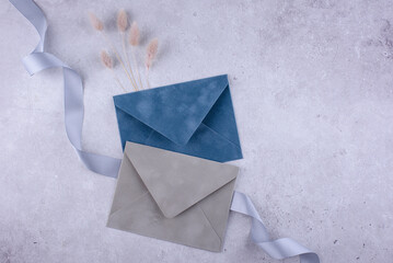 Wedding invitation card. Save the date concept