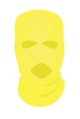 Face full cover mask. vector