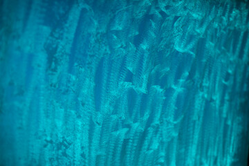 Blue texture of scratched surface. Dirty blue plastic.