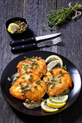 chicken piccata with lemon capers butter sauce