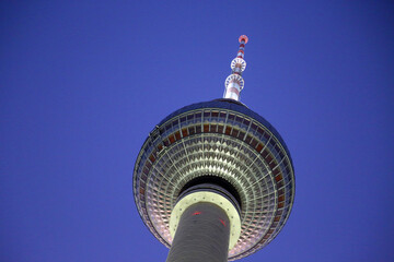 The sphere at night - TV Tower - Berlin, Germany