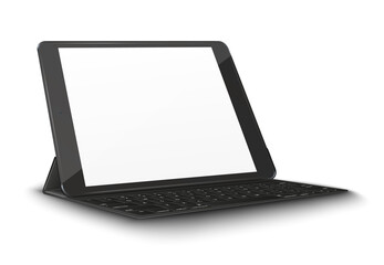 Tablet pc computer with blank screen. - 502323781