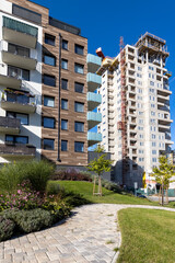 new development, Barrandov district, Prague, Czech republic