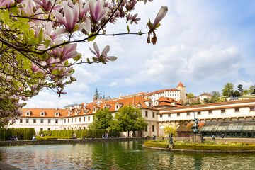 Valdstejn (Wallenstein) Garden and palace, Lesser Town (UNESCO), Prague, Czech republic, Europe -...